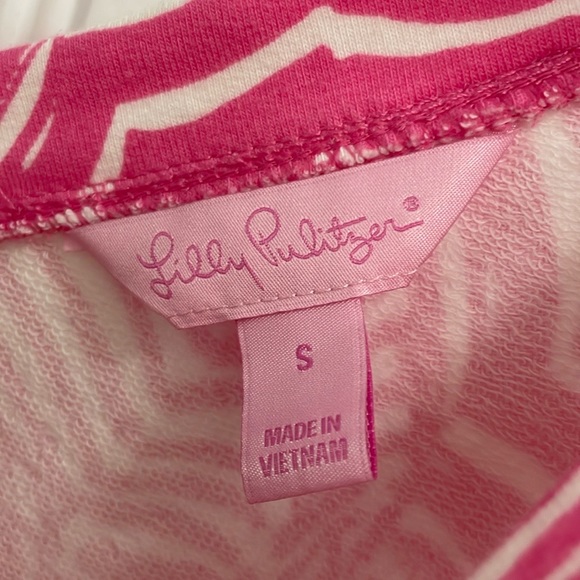 🌸LILLY PULITZER pink and white patterned dress.  S - Picture 6 of 6